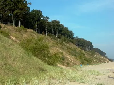 Kliffküste an der Ostsee bei Ückeritz